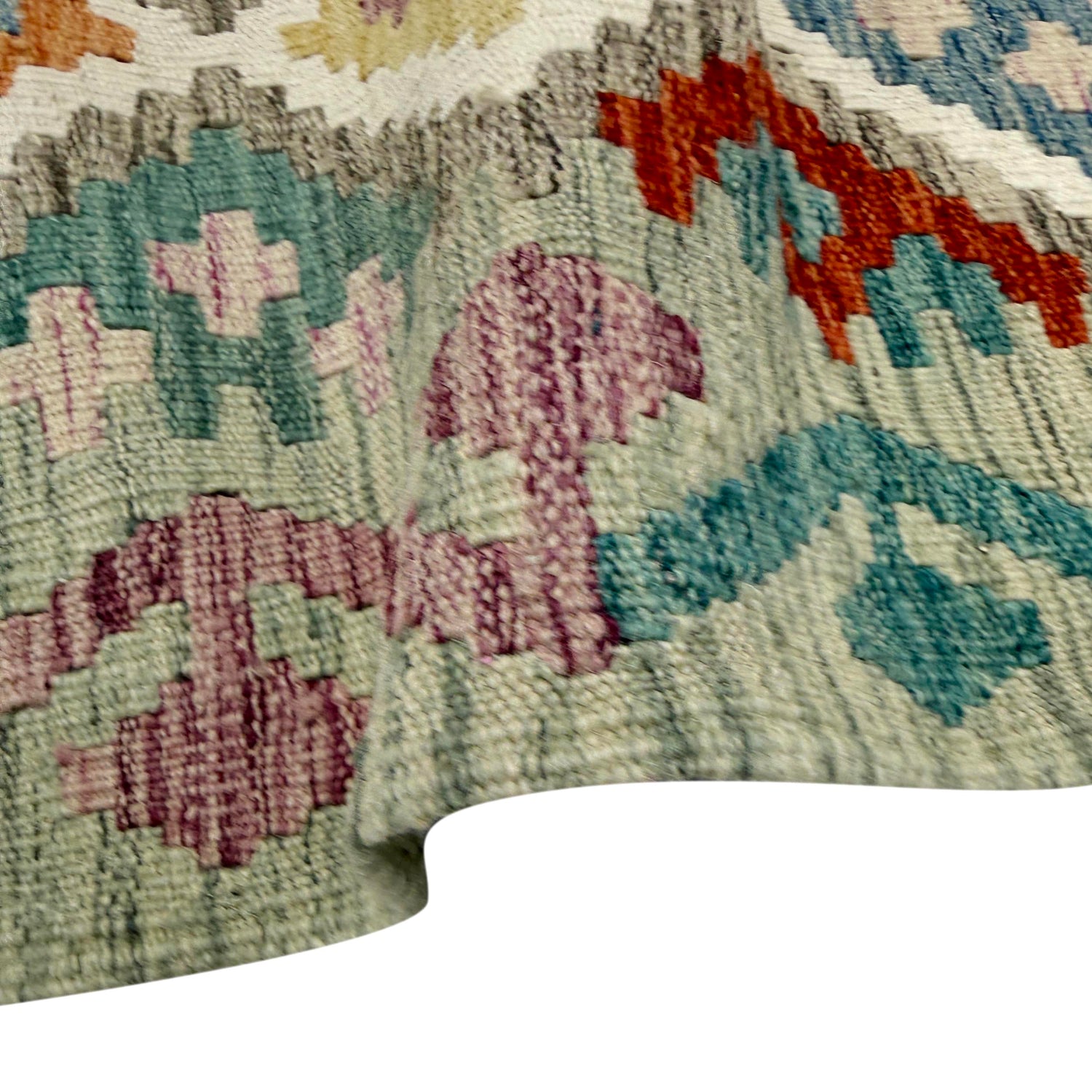 Hand Knotted Flatweave Kilim – 7' 1" x 9' 8" ft (216 x 295 cm) | SKU: R39760