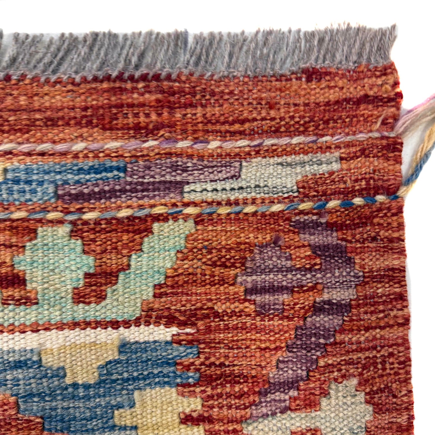 Handmade Vegetable Kilim – 6' 8" x 9' 7" ft (203 x 293 cm) | SKU: R39763