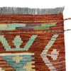 Colorful Flat-Weave Wool Kilim – 6' 9" x 9' 10" ft (205 x 300 cm) | SKU: R39768