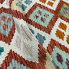 Colorful Flat-Weave Wool Kilim – 6' 9" x 9' 10" ft (205 x 300 cm) | SKU: R39768