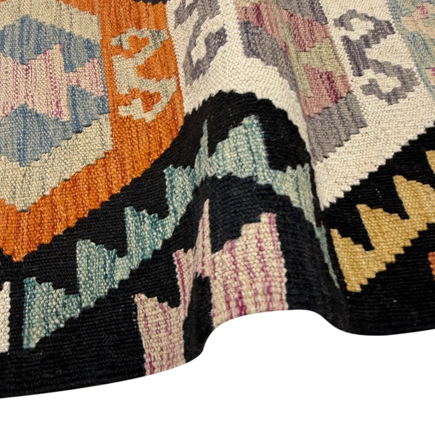 Handmade Vegetable Kelim – 6' 8" x 9' 9" ft (204 x 296 cm) | SKU: R39773