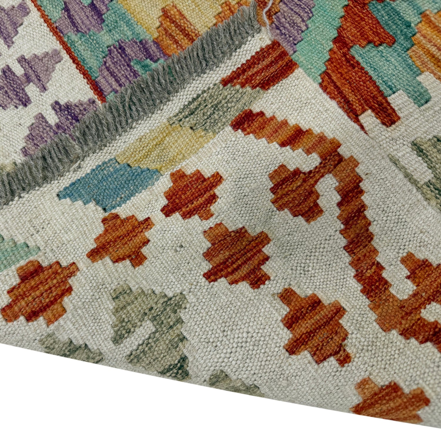 Handmade Vegetable Kilim – 4' 3" x 5' 11" ft (130 x 180 cm) | SKU: R39816