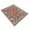Hand Knotted Flatweave Kilim – 155 x 191 cm | SKU: R39818