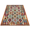 Handmade Vegetable Kilim – 4' 2" x 5' 9" ft (127 x 176 cm) | SKU: R39819