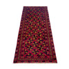 Hand-Knotted Red Floral Baluchi Runner – 2' 4" x 6' 3" ft (72 x 191 cm) | SKU: R39838