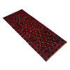 Hand-Knotted Red Floral Baluchi Runner – 2' 4" x 6' 3" ft (72 x 191 cm) | SKU: R39838