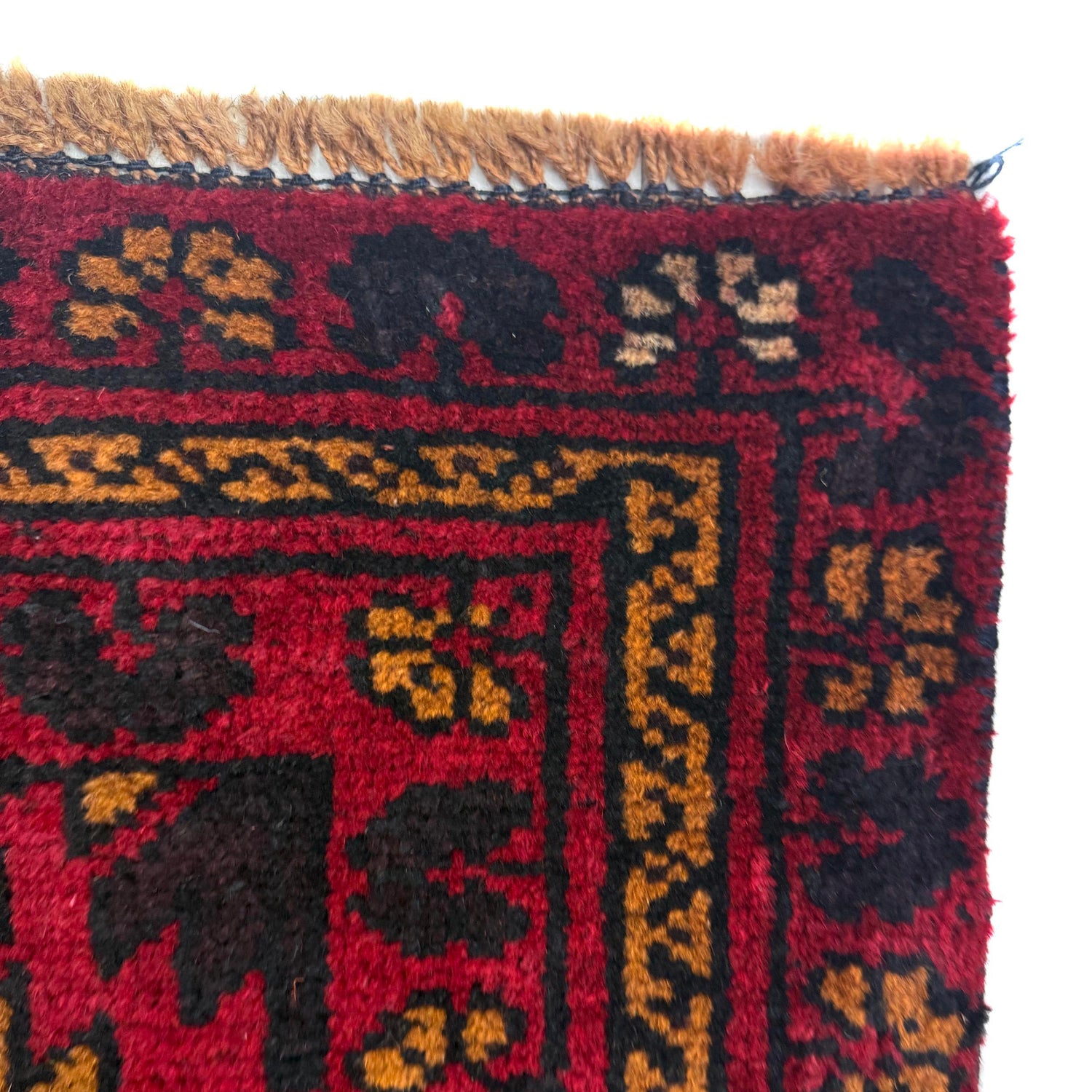 Hand-Knotted Red Floral Baluchi Runner – 2' 4" x 6' 3" ft (72 x 191 cm) | SKU: R39838