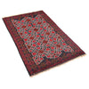Baluchi Rug Handmade Multi Geometric 3x5 ft
