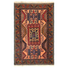 Baluchi Rug Handmade Multi Geometric 3x5 ft