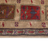 Baluchi Rug Handmade Brown Geometric 2x4 ft