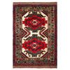 Barjasta Area Rug Handmade Beige Floral 2x4 ft