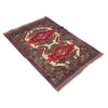 Barjasta Area Rug Handmade Beige Floral 2x4 ft
