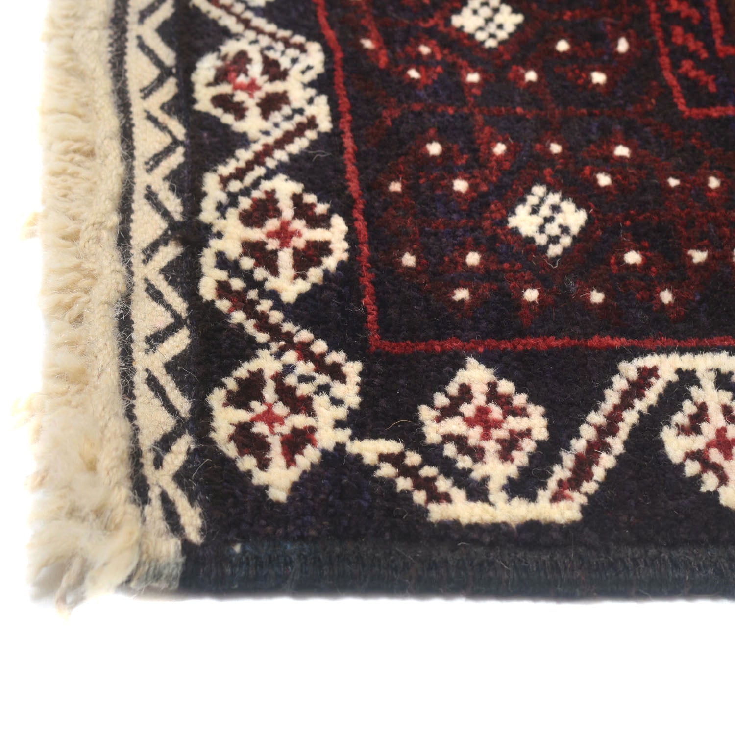 Baluchi Rug Handmade Multi Geometric 3x5 ft