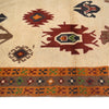 Kohistani Area Rug Handmade Beige Floral 5x8 ft