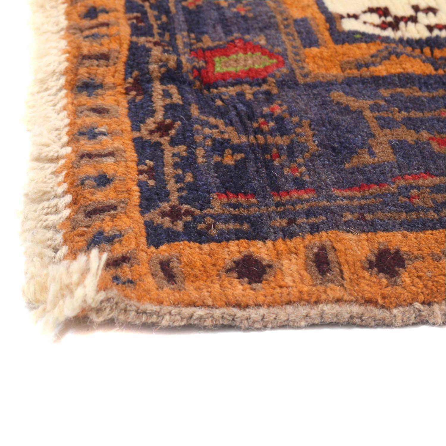 Kohistani Area Rug Handmade Beige Floral 4x6 ft