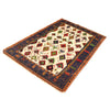 Kohistani Area Rug Handmade Beige Floral 4x6 ft
