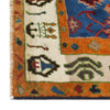 Oushak Area Rug Handmade Medium Denim Blue Floral 4x7 ft