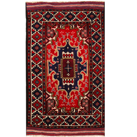 Barjasta Area Rug Handmade Beige Floral 2x4 ft