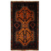 Baluchi Rug Handmade Multi Geometric 3x5 ft