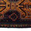 Baluchi Rug Handmade Multi Geometric 3x5 ft