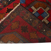 Baluchi Rug Handmade Red Geometric 2x4 ft