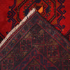 Baluchi Rug Handmade Deep Red Floral 10x13 ft