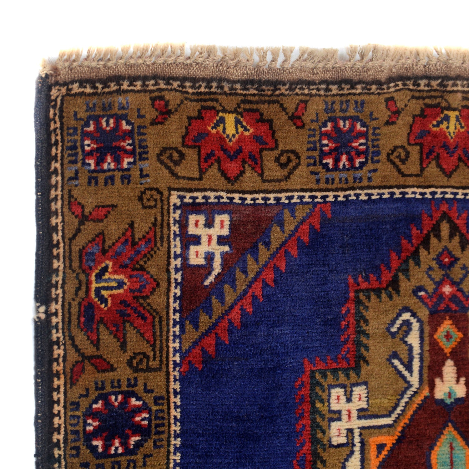 Baluchi Rug Handmade Multi Geometric 3x5 ft