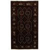 Baluchi Rug Handmade Multi Geometric 4x6 ft