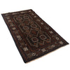 Baluchi Rug Handmade Multi Geometric 4x6 ft