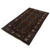 Baluchi Rug Handmade Multi Geometric 4x6 ft