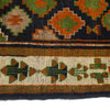 Kohistani Area Rug Handmade Black Geometric 5x6 ft