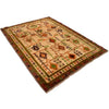 Kohistani Area Rug Handmade Beige Floral 5x8 ft