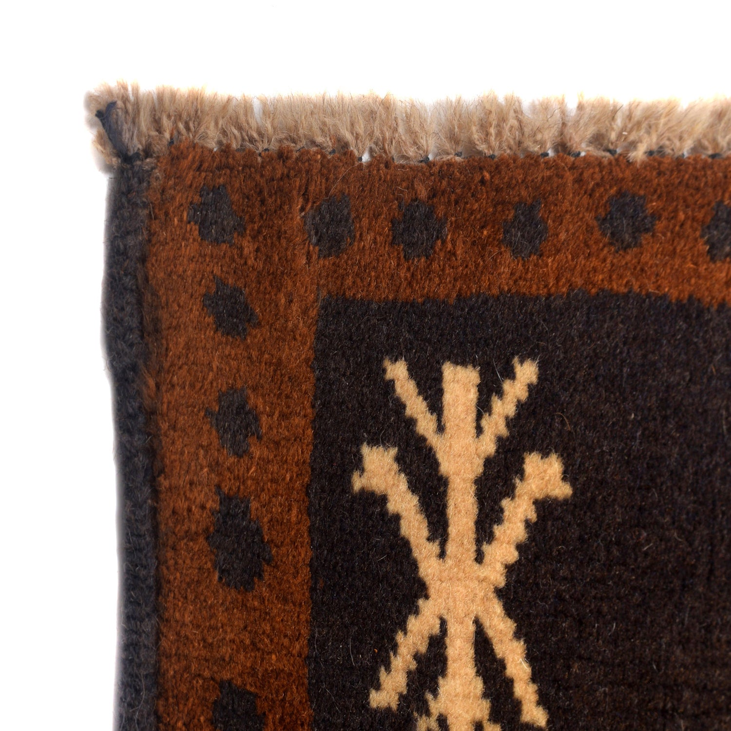 Kohistani Area Rug Handmade Beige Floral 6x9 ft