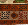 Kohistani Area Rug Handmade Beige Geometric 6x9 ft