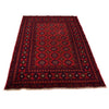 Bokhara Rug Handmade Vibrant Red Medallion 4x6 ft
