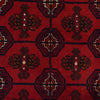 Bokhara Rug Handmade Vibrant Red Medallion 4x6 ft