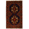 Baluchi Rug Handmade Multi Geometric 4x6 ft