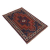 Baluchi Rug Handmade Multi Floral 2x4 ft