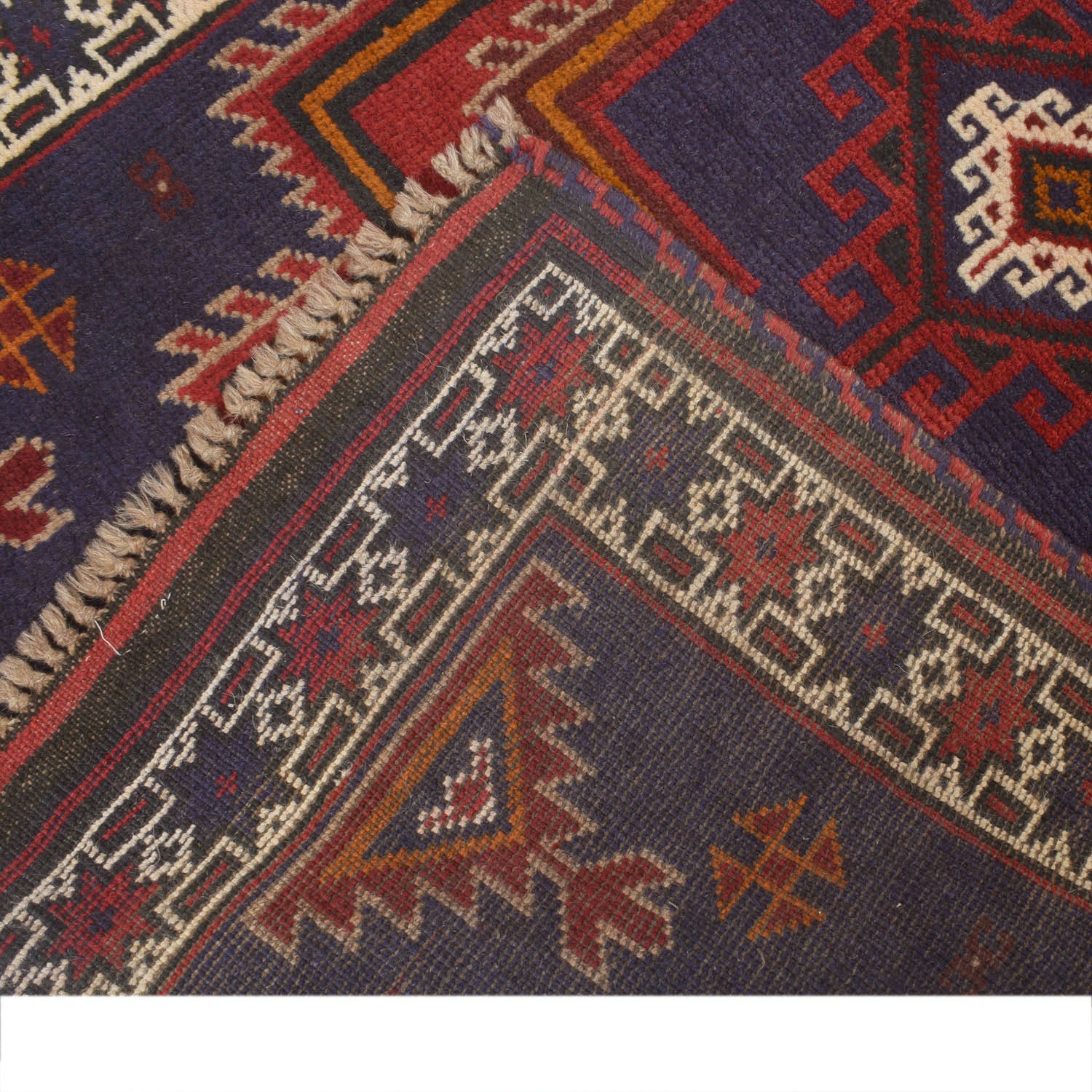 Baluchi Rug Handmade Multi Floral 2x4 ft