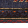 Baluchi Rug Handmade Dark Blue Floral 2x4 ft