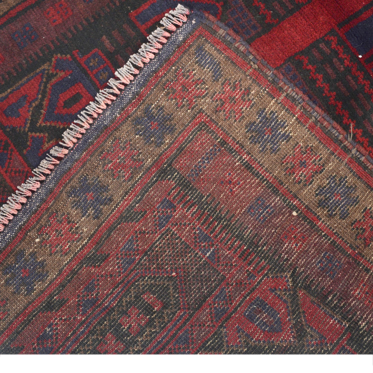 Baluchi Rug Handmade Multi Prayer Design 3x5 ft