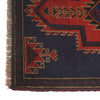 Baluchi Rug Handmade Dark Blue Floral 2x4 ft
