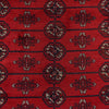 Bokhara Rug Handmade Vibrant Red Medallion 7x10 ft