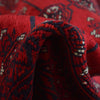Bokhara Rug Handmade Vibrant Red Medallion 7x10 ft