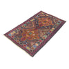 Baluchi Rug Handmade Multi Geometric 2x4 ft