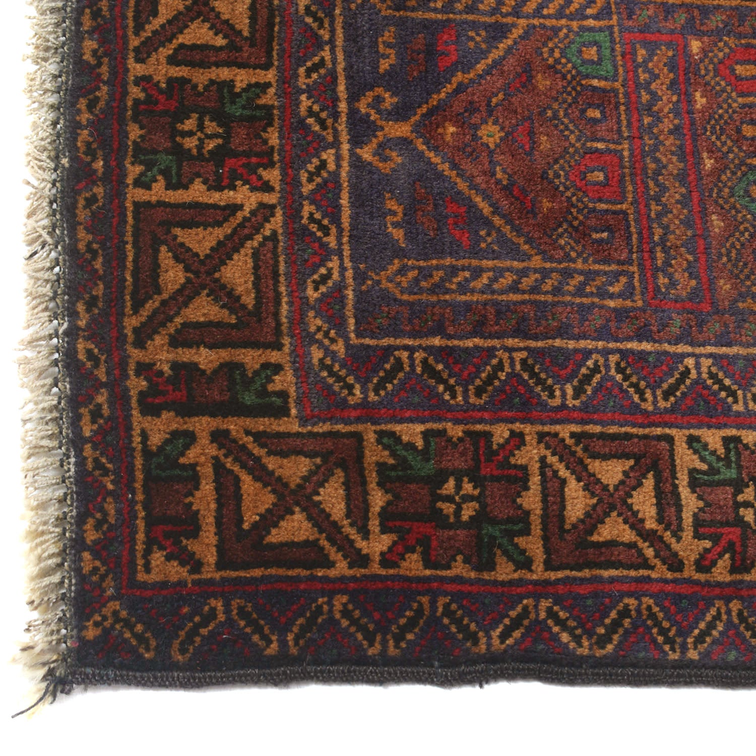 Baluchi Rug Handmade Multi Prayer Design 3x5 ft