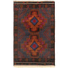 Baluchi Rug Handmade Multi Geometric 3x5 ft