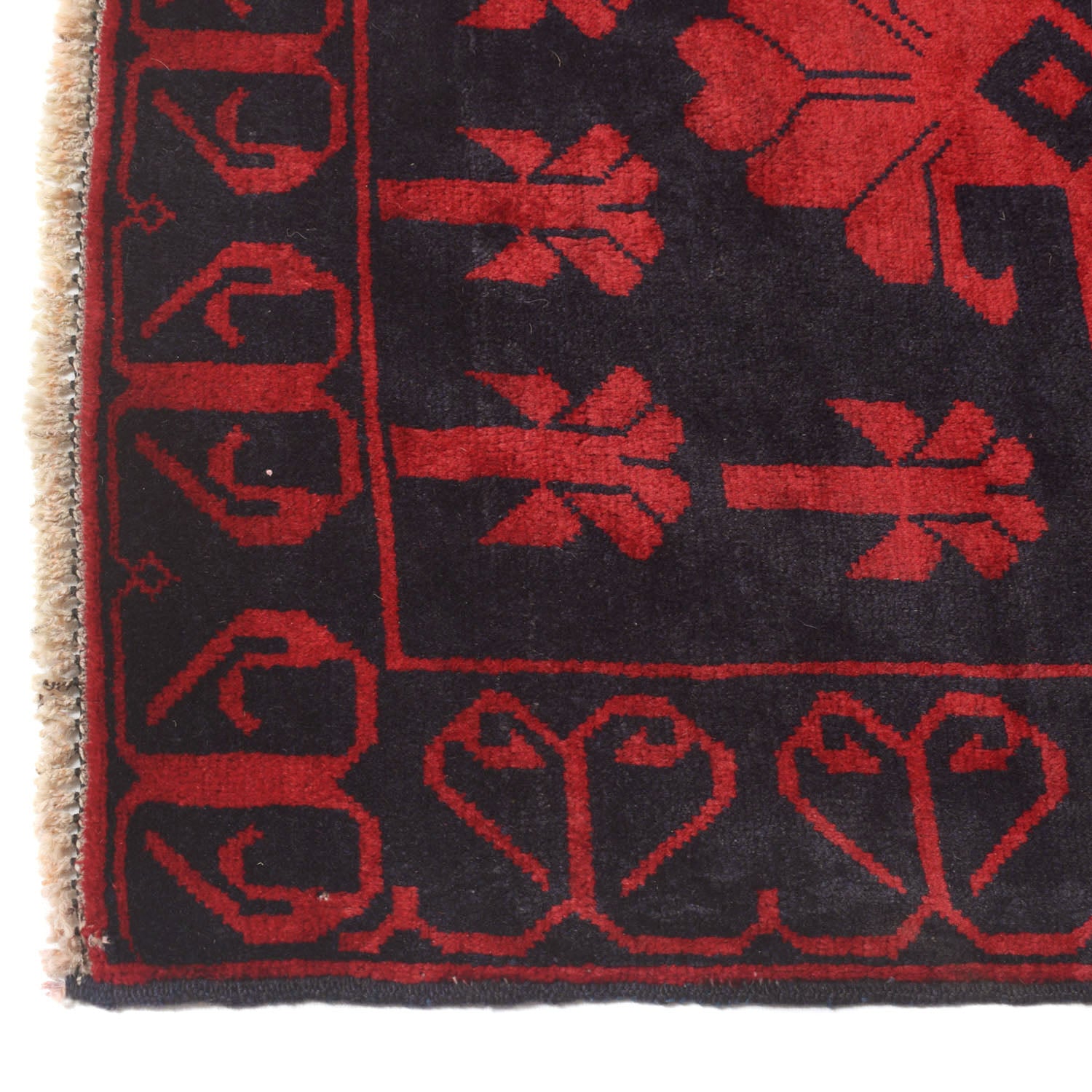 Baluchi Rug Handmade Multi Geometric 3x5 ft