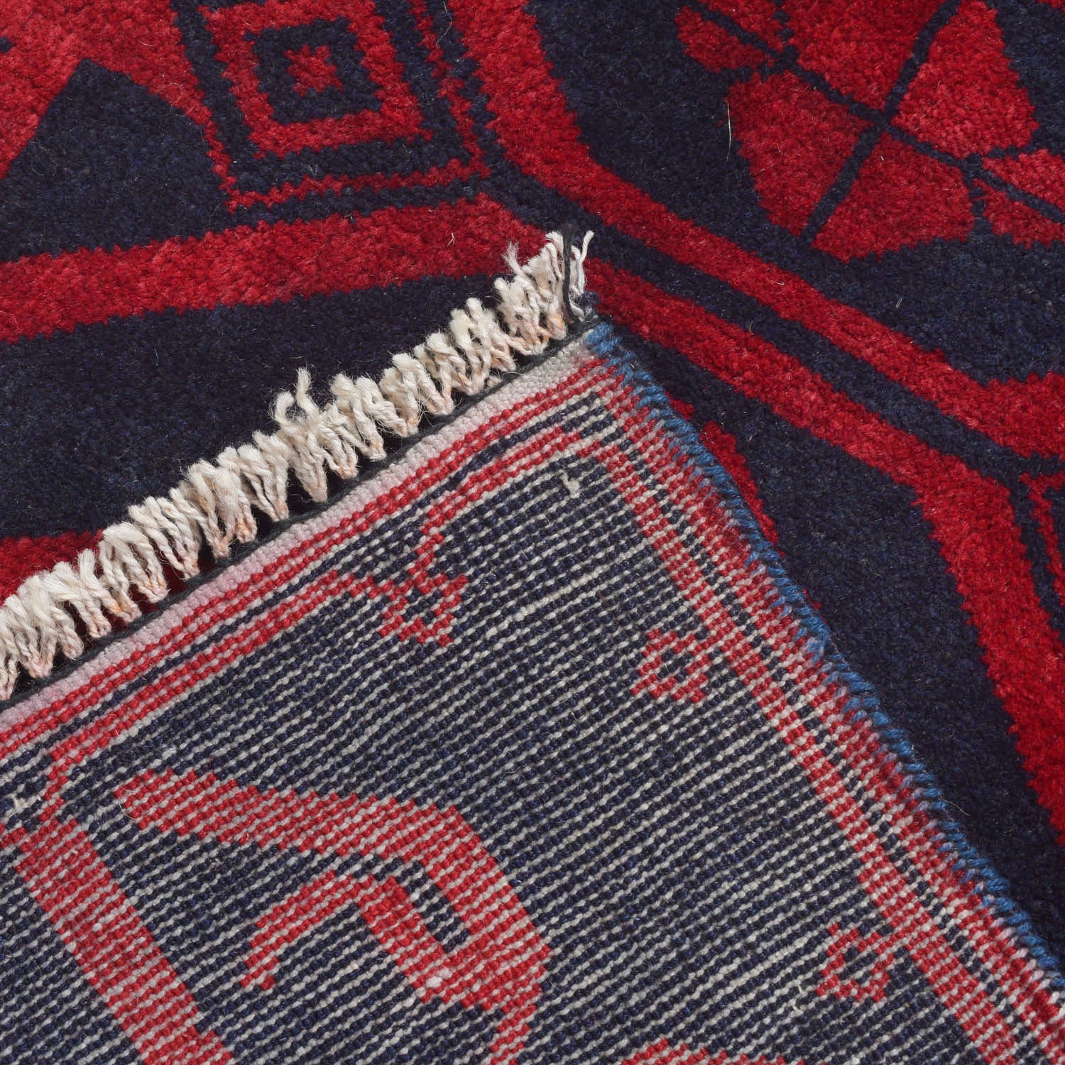 Baluchi Rug Handmade Multi Geometric 3x5 ft