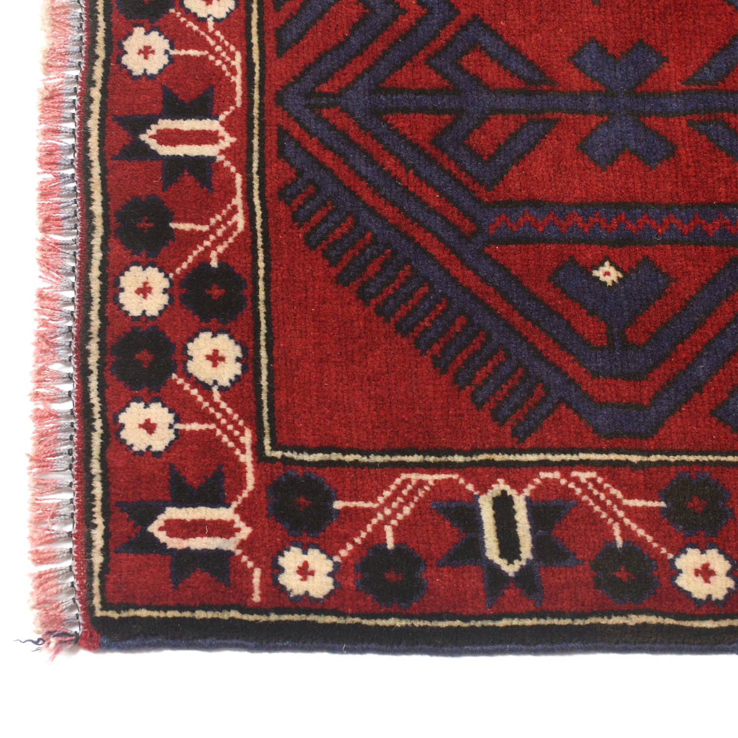 Baluchi Rug Handmade Multi Geometric 3x5 ft